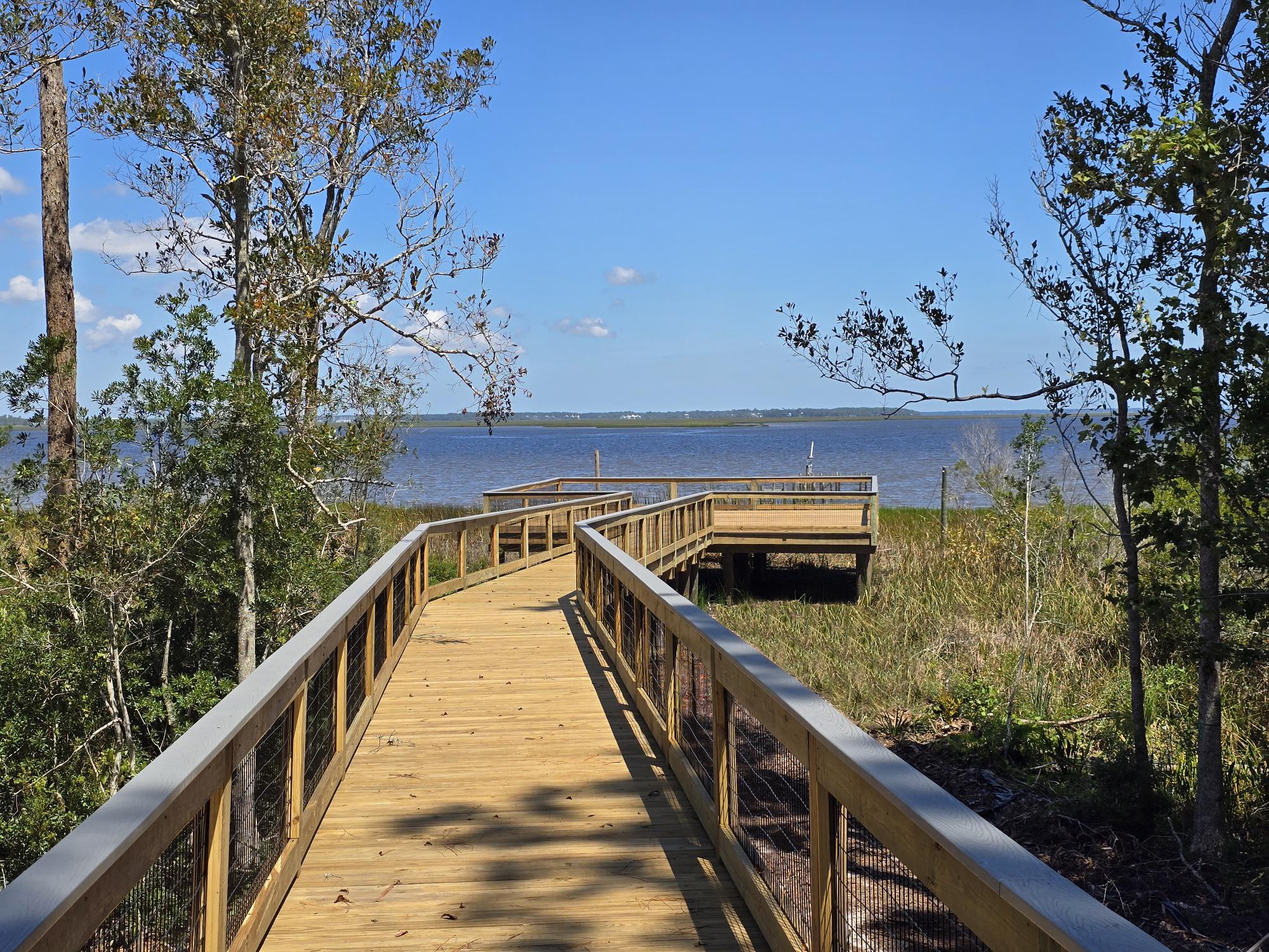 Sandy Bluff riverfront boardwalk complete