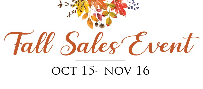 Fall Sales Event