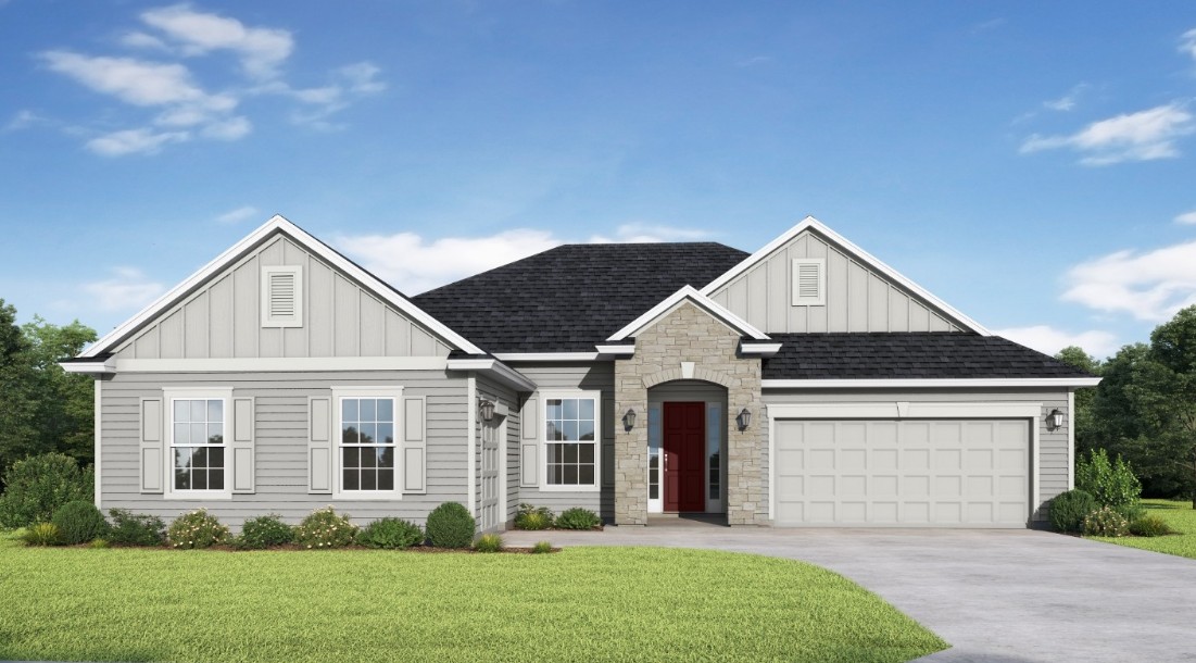 Build the new Preston floorplan in Sandy Ridge in Yulee FL